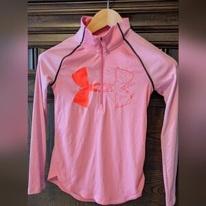 Under Armour Kids Pink Long Sleeve Shirt